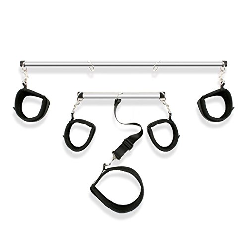 Sex Bondage Kit Sex Restraints Sports Tools Wrist Ankle Cuffs Kit With Bondage Restraints Stainless Steel Spreader Bar And Neck Collar For Women