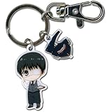 Great Eastern Entertainment Tokyo Ghoul- SD Kaneki & Mask Metal Keychain