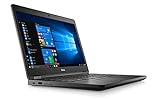 Dell 4K7HN Latitude 5480 Laptop, 14" HD, Intel Core i5-7200U, 8GB DDR4, 256GB Solid State Drive, Windows 10 Pro