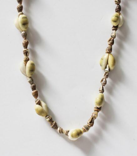 Deluxe Seashell Leis with Cowrie Shell by California Seashell Company