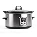 Westinghouse WSCD7SSA Select Series Programmable Stainless Steel Digital Slow Cooker, 7 Quart Capacity