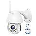 Luowice WiFi IP Camera Outdoor Wireless PTZ Security Camera HD 1080P Pan Tilt Zoom 5X Optical 100ft Color Night Vision Two-Way Audio IP66 Weatherproof Motion Detection & Alerts
