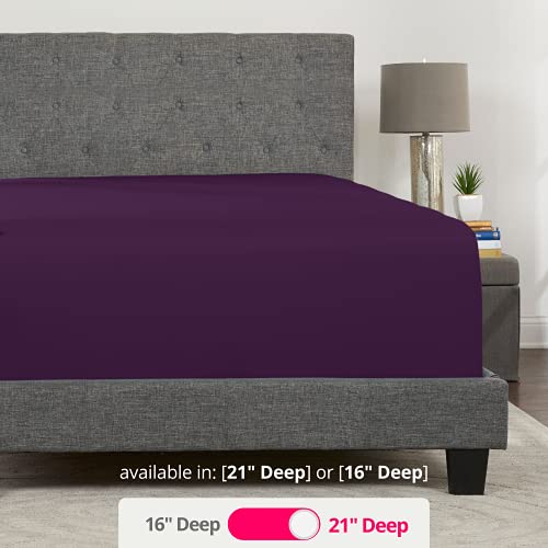 Deep Fitted Sheets King King Size Fitted Sheet Only Deep Pocket 21