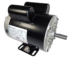 Amazon.com: 5 HP SPL 3450rpm P56 Frame 230 Volts ... sanborn air compressor motors wiring diagram 