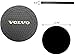 CARFORU Car Interior Accessories for Volvo Cup Holder Insert Coaster Auto Interior Decoration Pad- Silicone Anti Slip Cup Mat for Volvo XC90 XC60 XC40 S90 S60 V90 V60 (2 PCS, 2.75