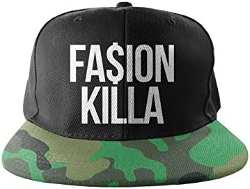 Fashion Killa Camouflage Cool Swag Hip Hop Print Snapback Hat Cap Camo