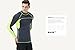 Tesla TM-MSR13-WTC_Large Men's UPF 50+ Long Sleeve Rashguard Surf Athletic Fit MSR13