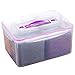 Rice Storage Container 8L(270.4 oz) Large Plastic Storage Containers with Lids Dry Food storage Containers Airtight Ideal for Rice, Snack, Pet Food and More - BPA FREE Rice Container 16.5-lb Set of 5
