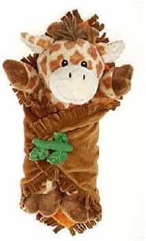 Fiesta Toys 11" Giraffe Blanket Babies Plush Stuffed Animal Toy