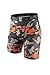 EU Men's Compression Shorts Running Tights Base Layer Camo Orange Large