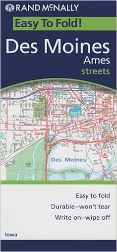 Rand McNally Easy to Fold! Des Moines Ames Streets Rand McNally Easy to Fold! Des Moines Ames Streets