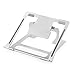 Laptop Stand Portable Adjustable Ventilated Riser Stand for Bed Desk and Sofa – Aluminium Holder Ergonomic Compatible with Mac Pro/Air/Samsung/Acer/HP/Dell/ASUS Any Notebook 10-17 inchesthumb 1