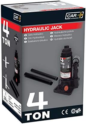 CAR+ 2202003 Aluminium Hydraulic Bottle Type Jack, Capacity 3 Tonnes, Black - Image 3