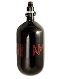 Ninja Paintball Carbon 4500 Tanks with Pro V2 Regulators (Super Lite Black w/STD Adj. Pressure Reg, 77ci)