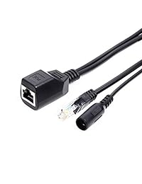 Juego de 4 pares de inyectores PoE pasivos y divisor PoE con red de 10 100Mbps para cámara de seguridad IP   Compatible con IEEE 802.3af