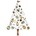 KI Store Champagne Christmas Balls 34pcs 1.57-Inch Small Christmas Tree Decoration Ornaments for Xmas Tree Holiday Wreath Garland Decor Ornaments Hooks Included