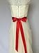 Leimandy Simple Flowers Belts/Sashes for Wedding/Party/Bridal Dress (red)