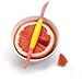 Norpro Nonstick Squirtless Grapefruit Knife, 8.75 inch, yellow and red
