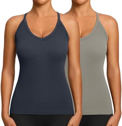 Amazon.com: Danskin Women's 2-Pack Airbrush Active Tank Top (US