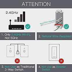 MoesGo WiFi Wall Push Button Smart Light