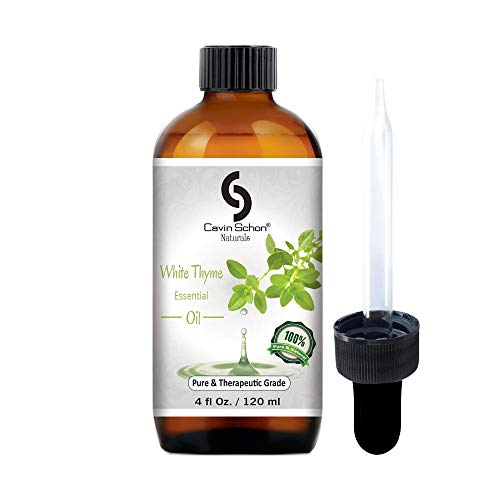 image for Cavin Schon 4 fl. Oz Undiluted Thyme White Essential Oil - 100% Pure, 