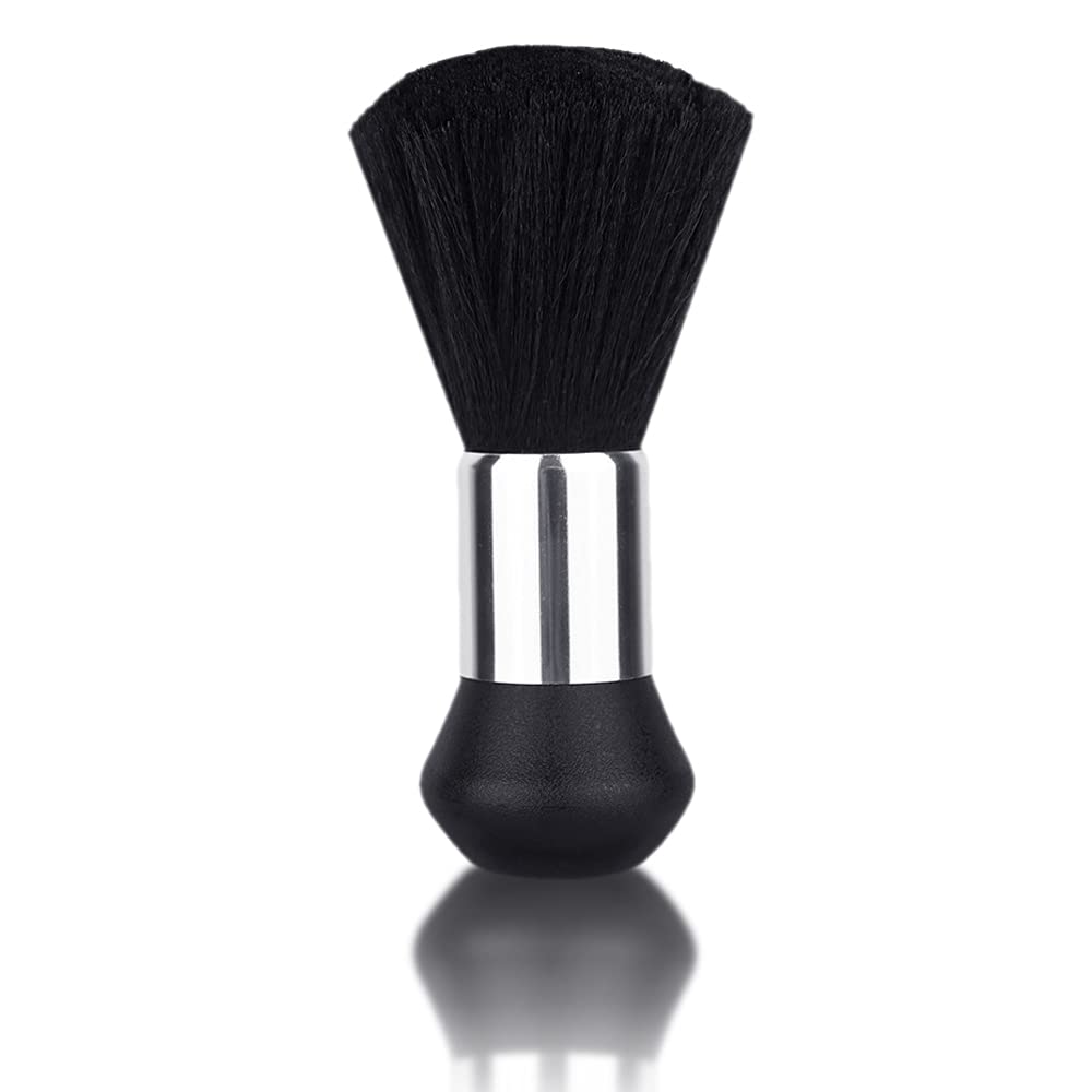 Aloces Hairdressing Brush,Neck Duster Brushes Hair Cutting Cleaning Removal Hair Cutting Kits Hair Removal Brush Haircut Special Cleaning Brush Salon Hairbrush for Salon Black