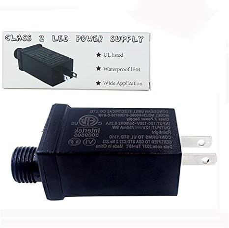 12v9w led clase 2 fuente de alimentacion us plug adaptador impermeable ip44 bajo voltaje led transformador pieza de repuesto para led luz negro