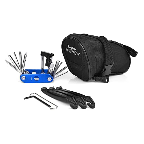WOTOW Bike Repair Tool Kit Saddle Bag Set, Bicycle 14 in