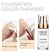Liquid Foundation,Foundation Cream,Flawless Colour Changing Foundation,Hides Wrinkles & Lines,BB Cream,Covering Imperfections Liquid Complete Foundation Cover,Universal Shade for ALL Skin Makeup