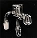 90 Degrees 14MM Thick Quartz Handmade Accessories (2PCS 14mm Male)