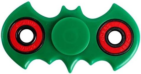 Bat Fidget Spinner Batman Toy Cube Toy Stress Reducer Hand Spinner High Speed Bearing- Perfect For ADD, ADHD, Anxiety, and Autism Adult Children (Green)