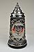 KING Beer Steins Black German (Deutschland) Flag and CoA German 0.5l