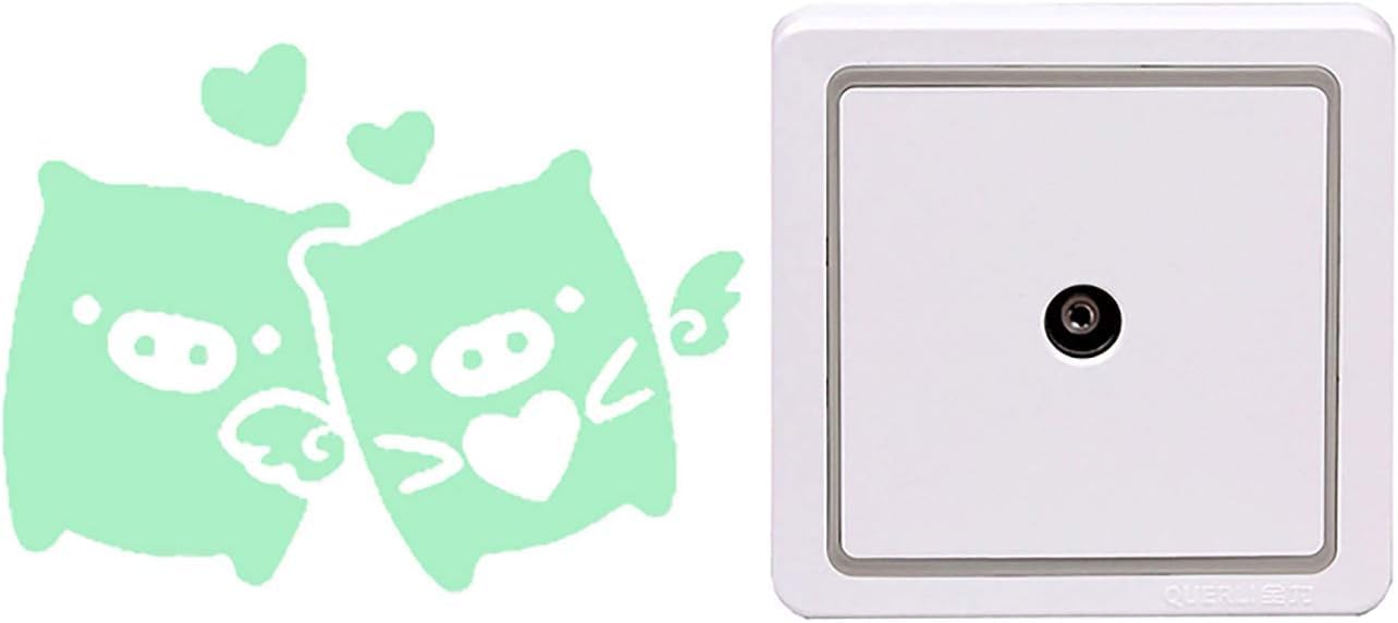 Wall Stickers Glow in The Dark. Decorative Vinyl for Plug or Switch. Stickers fluorescents. Bright Sheets