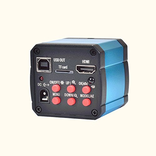 Finlon 14MP TV HDMI USB Industry Digital C-mount Microscope Camera TF Video Recoder DVR