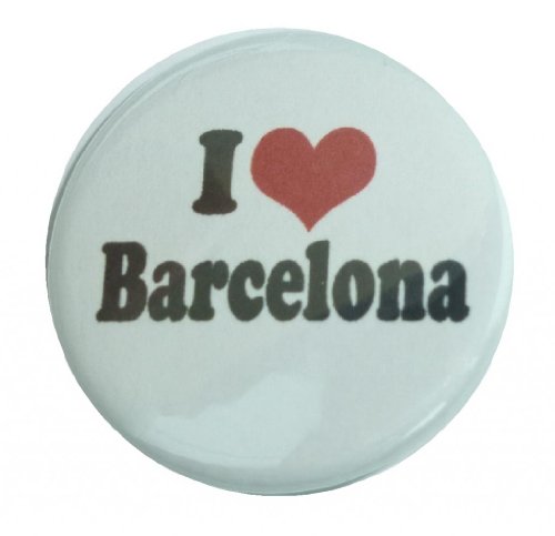 A&T Designs Unisex - I Love Barcelona 1.25