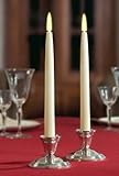 Xodus Innovations LLC LED Tapered Christmas Window Candle Ivory With Built-In Timer Two Pack