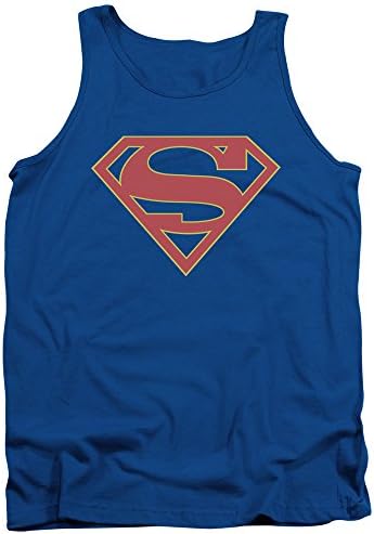 Supergirl Iconic DC Comic Book TV Series Pink S Symbol Adult Tank Top Shirt