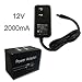 CMVision UL Listed Regulated Power Adapter, 12VDC, 2Amp for Camera, LED Light, IR Illuminator