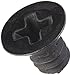 Small Parts 0403RPUB Steel Thread Rolling Screw for Metal, Black Oxide Finish, 82 Degree Undercut Flat Head, Phillips Drive, #4-40 Thread Size, 3/16