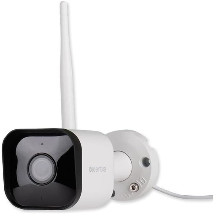 - SVI0066 - Cámara de vigilancia al Aire Libre Camfirst Outdoor - Función interfónica - Detector de Movimiento Personalizado - Función de grabación - Visión Nocturna