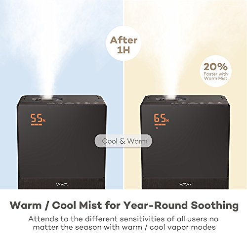 VAVA Humidifiers for Large Room, 5L Warm and Cool Mist Ultrasonic
