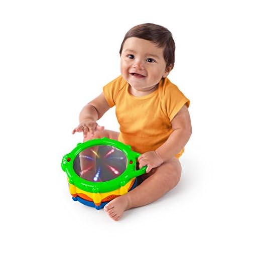 Bright Starts Light & Learn Drum with Melodies, Ages 3 Months + - Image 4