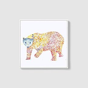 Framed Canvas Wall Art for Living Room, Bedroom Cute Animal Theme Canvas Prints for Home Decoration Ready to Hang - 16x16 inches