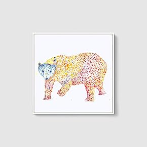 Framed for Living Room Bedroom Cute Animal Theme for