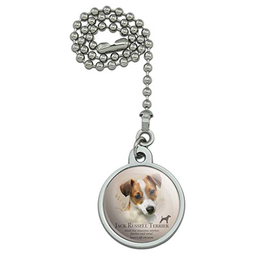 GRAPHICS & MORE Jack Russell Terrier Dog Breed Ceiling Fan and Light Pull Chain