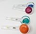 Gourmet Club Premium Plastic Ice cream scoops, 2.5” x 7.5”, Assorted