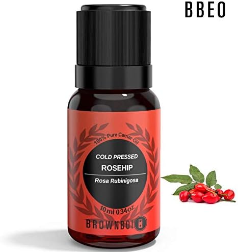 BrownBoi BBEO Cold Pressed Rosehip Seed Oil For Face Wrinkles Blemishes Pigmentation & Blackheads Removal & Skin Care