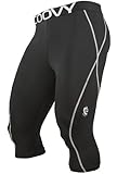 Men COOVY Sports Compression Under Base Layer 3/4 Tights Workout Armour Pants