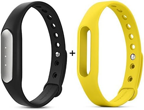 Xiaomi Mi Band Smart Wristband Bracelet Fitness Wearable Tracker Waterproof IP67 MiBand Smartband for IOS 7.0 Android 4.4 (mi band + yellow wrist strap)