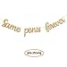 Gold Glitter Same Pen-is Forever Bachelorette Party Decorations Banner (Pre-Strung) with Bonus Tattoos (2-Sheets) - Hen Party Decorations Banner Sign for Bridal Shower